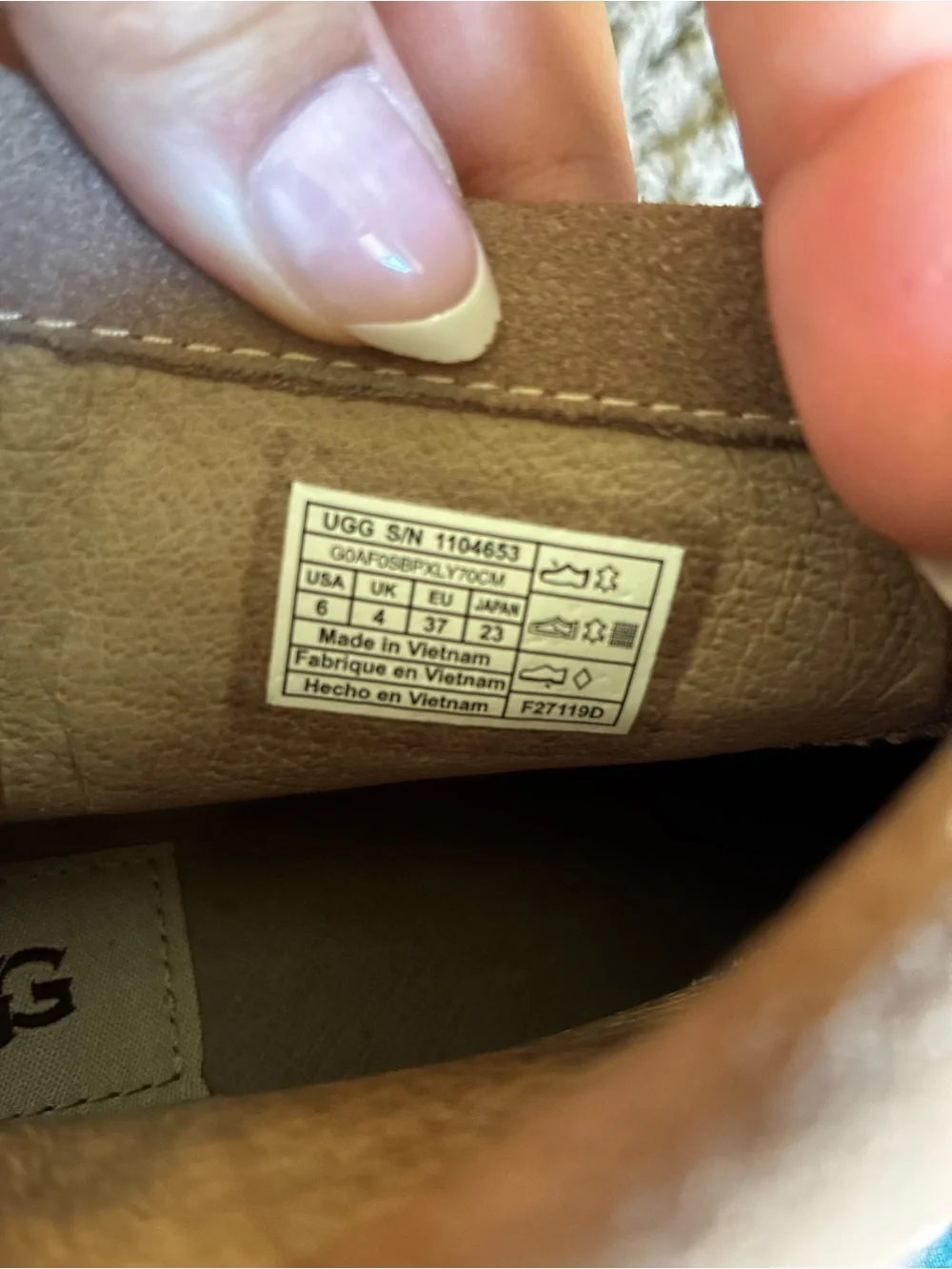 Women’s UGG Varney Tan Suede Ankle Boots Moccasins